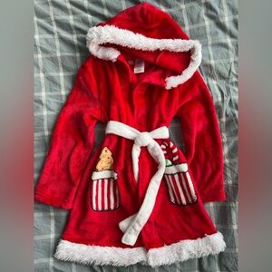 Cozy Red Kids Robe